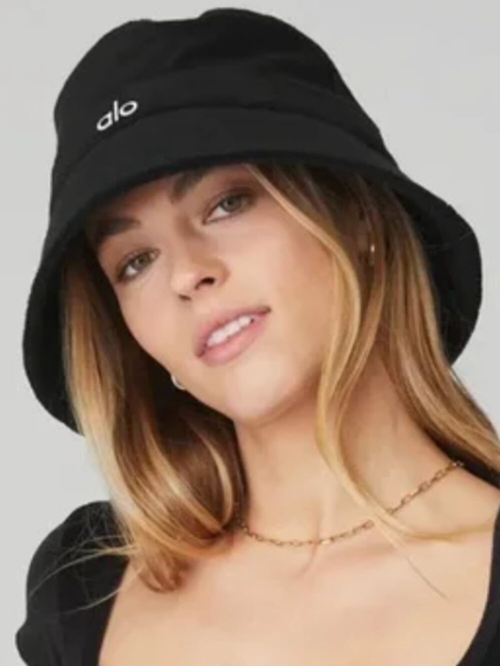 Alo Yoga Terry Beachside Bucket Hat Black One Size